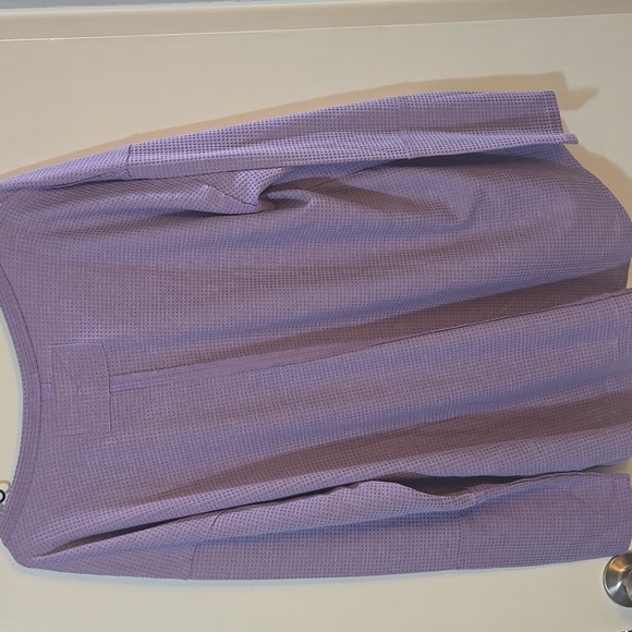 Andree By Unit  Purple Long Sleeve Tee - Picture 3 of 3